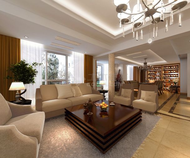 現(xiàn)代時(shí)尚二層別墅室內(nèi)裝修設(shè)計(jì) 從CAD施工圖到實(shí)景效果